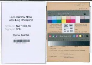 Entnazifizierung Martha Reihn , geb. 03.04.1900 (Geschaeftsfuehrerin)