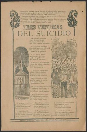 Tres víctimas del suicidio