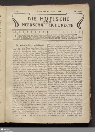 No. 10, 15. Februar 1910