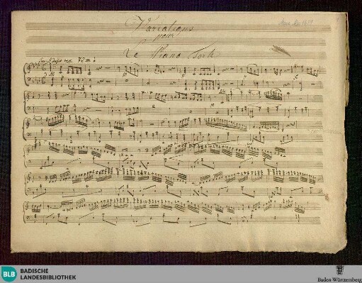 Variations - Don Mus.Ms. 1651 : pf, orch; f