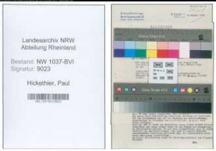 Entnazifizierung Paul Hickethier , geb. 19.06.1902 (Ingenieur)