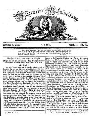 Methodik des lateinischen Styls : (Beschluß.)