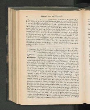 Co-operation and Representation.