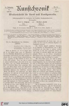 Heft 25 (1. April 1886)