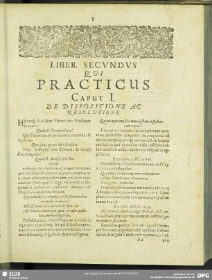 Liber Secundus Qui Practicus