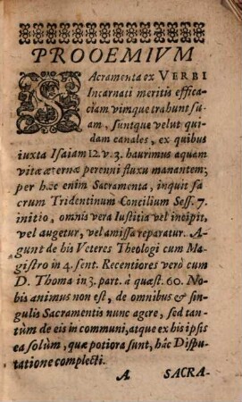 Dispvtatio Theologica De Sacramentis In Commvni