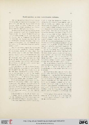 4.1901: Nachträgliches zu dem vorstehenden Aufsatze
