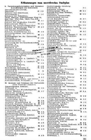 Erläuterungen zum umstehenden Stadtplan