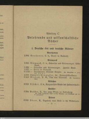 C. Belehrende und wissenschaftliche Bücher