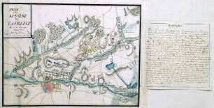WHK 24 Deutscher Siebenjähriger Krieg 1756-1763: Plan der Schlacht bei Görlitz (Moys) 7. September 1757