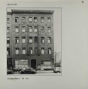 Fotografie: Manteuffelstr. 39, 1983