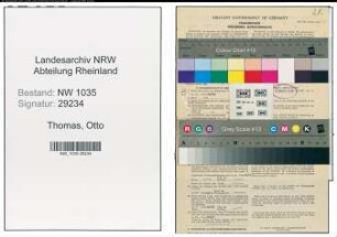 Entnazifizierung Otto Thomas , geb. 19.01.1911 (Kaufmaennischer Angestellter)