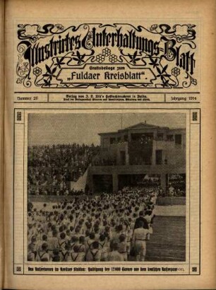 Ausgabe vom Sonntag, den 28. Juni 1914.