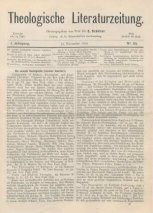 609-612 Die neueste theologische Literatur Amerika’s