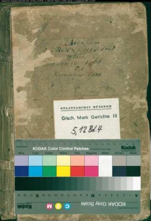 Belege zum Hypothekenbuch ("Scrinium") der Stadt Lüdenscheid Bd. 4
