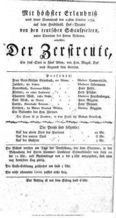 Der Zerstreute