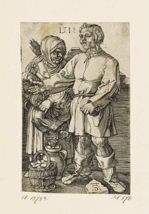 Marktbauer und seine Frau