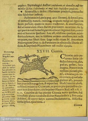 XXVII. Ciconia