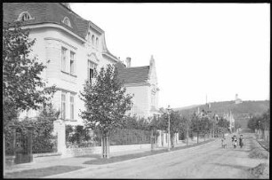 Leitmeritz. Villenviertel. Blick nach der Kaiser-Franz-Josefs-Höhe