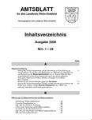Amtsblatt für den Landkreis Rhön-Grabfeld
