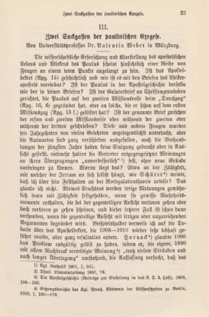 23-38 Zwei Sackgassen der paulinischen Exegese