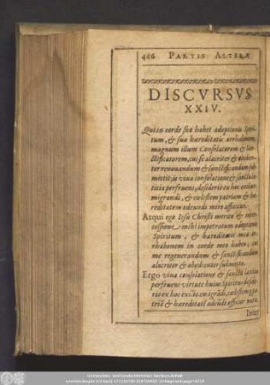 Discursus. XXIV.