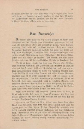 Vom Ausweichen