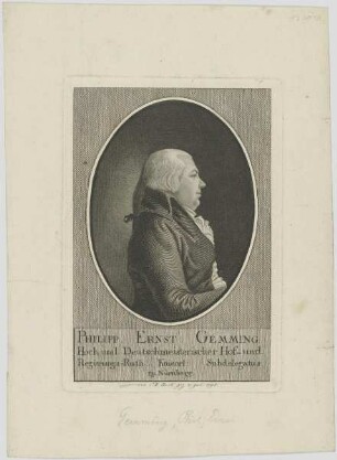 Bildnis des Philipp Ernst Gemming