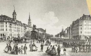Dresden: Neustädter Markt und Hauptstraße