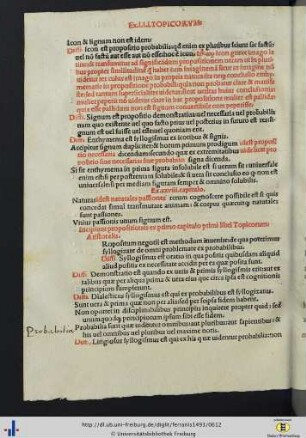 Liber XXXIII. Ex libris topicorum.