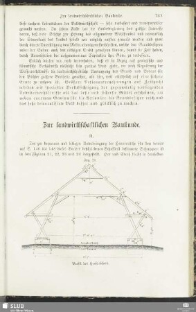 Zur landwirthschaftlichen Baukunde : II.