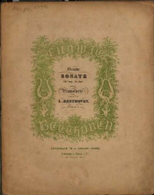 Grande sonate : (Mi . bmaj. = Es dur) : pour le pianoforté ; oeuv. 7
