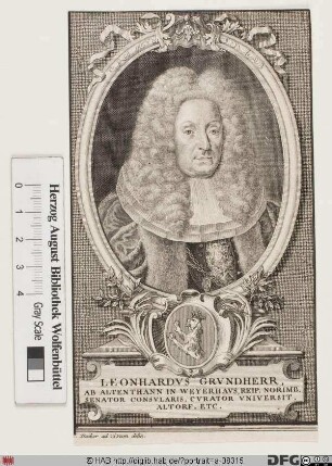 Bildnis Leonhard VIII. (VI) Grundherr (von Altenthann u. Weyherhaus)