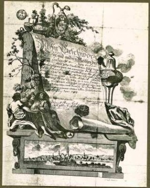 Geleitbrief des Bäckers Johan Daniel Wald, 1794