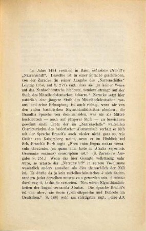 Beiträge zur Geschichte der Entwicklung der neuhochdeutschen Schriftsprache in Basel