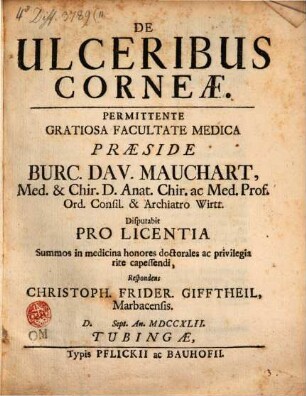 De ulceribus corneae