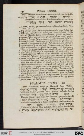 (Psalmus LXXXI - XC)