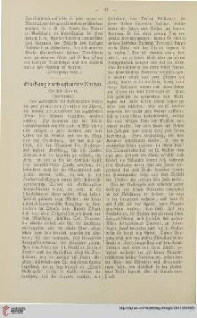 17: Ein Gang durch restaurirte Kirchen, [11]