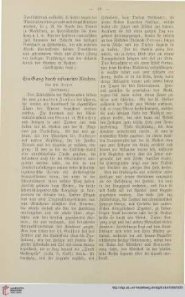 17: Ein Gang durch restaurirte Kirchen, [11]
