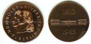 Medaille 150 Jahre Humboldt-Universität zu Berlin, im Etui