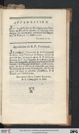 Approbation