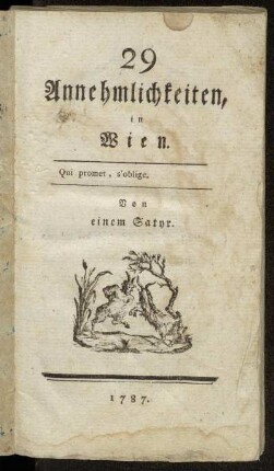 1: Annehmlichkeiten, in Wien.