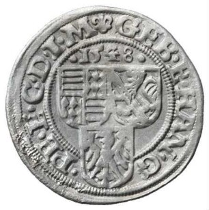 Fundmünze, Spitzgroschen, 1548