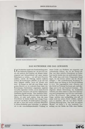 39: Das Notwendige und das Gewohnte