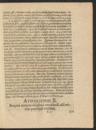 Aphorismus II. Propter aetatem alii plane excusandi, alii mitius puniendi veniunt
