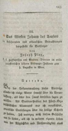 143-165 Das Wirken Johann des Täufers