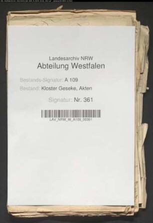 Resignation und Wiederverleihung von Präbenden.