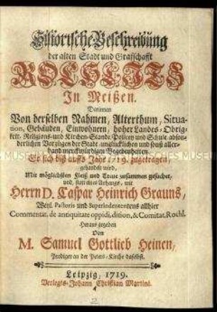 Chronik der Stadt Rochlitz