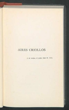 Aires criollos