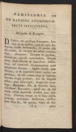 De Ratione Studiorum Recte Instituenda.